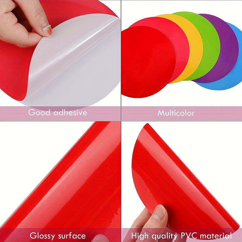 40pcs Multicolor Classroom Floor Spots - Line Up Markers - Self-Adhesive