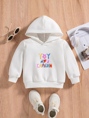 Baby Boys Hoodie Letter Graphic Pullover