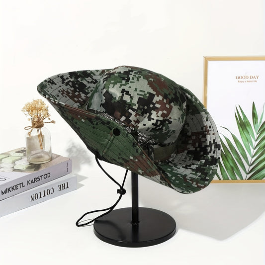 Camouflage Sun Protection Hat for Outdoor Riding and Fishing