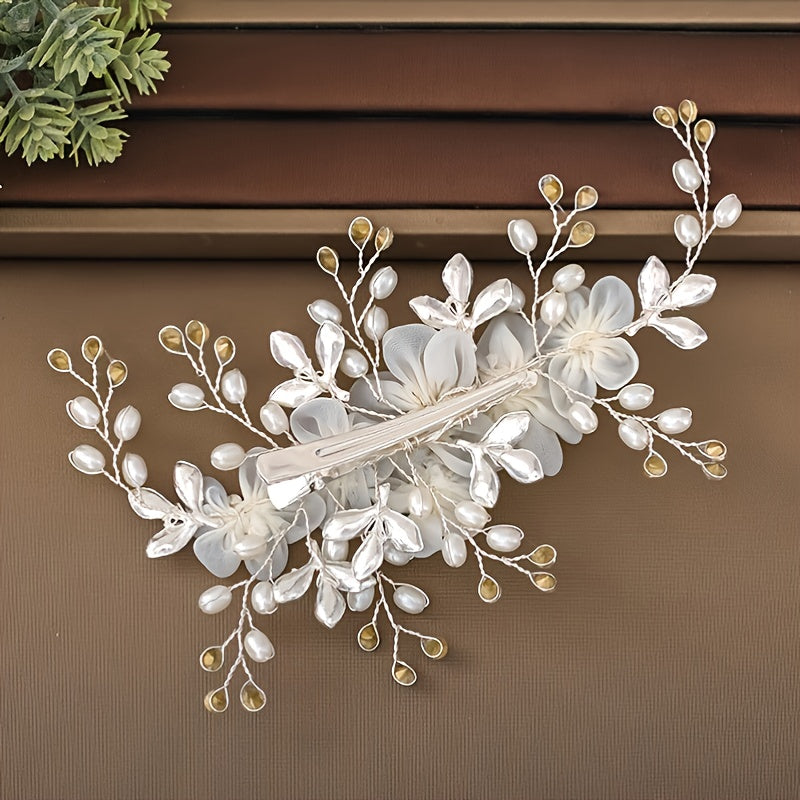 Pearl Wedding Hair Comb Bridal Hair Accessory