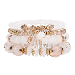 Bohemian Multilayered Stackable Bracelet Set