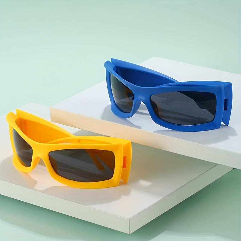 Y2K Wrap Around Sunglasses UV400