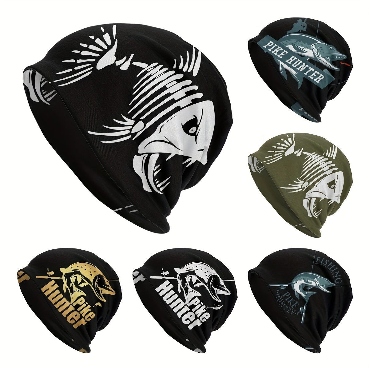 Breathable Beanie Hat for Outdoor Activities with Pattern