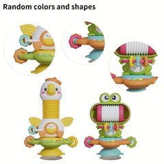 Baby High Chair Car Rattle Toys With Music Infant Suction Cup Table Toy
