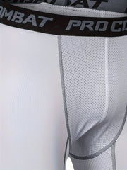 Men's Stretch Long Compression Pants Gym Fitness Leggings