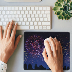 Fireworks Pattern Gaming Mousepad