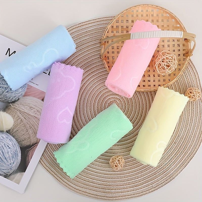 10pcs Coral Fleece Cleaning Rag Soft Towel for Home Bathroom