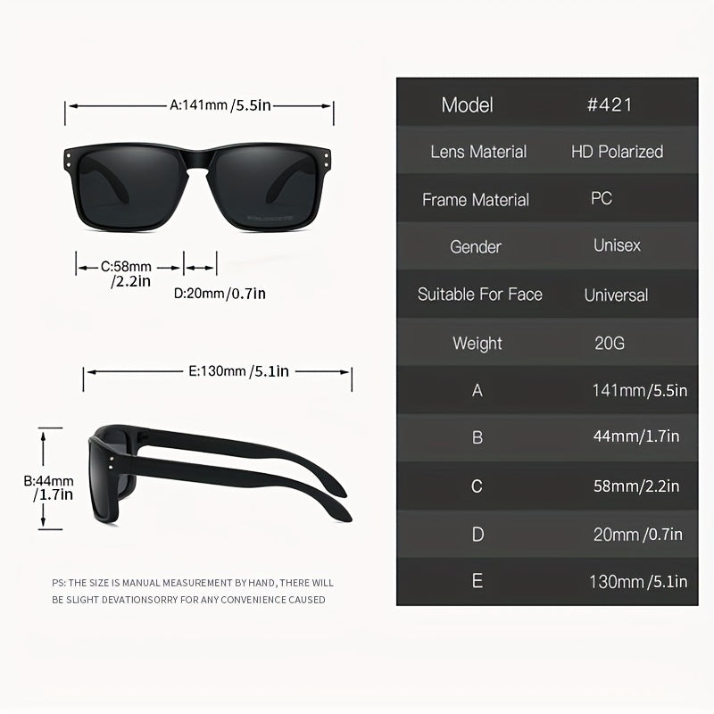 Men's UV Protection Polarized Sunglasses for Outdoor Sports