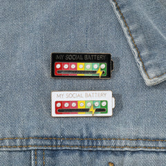 Removable Lightning Love Week Mood Emoticon Interactive Mood Pin