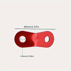 6pcs Aluminium Alloy Tent Wind Rope Buckles for Camping