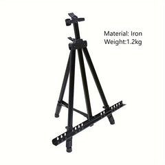 Aluminum Tripod Easel Stand Adjustable Height 21-65 in with Carry Bag