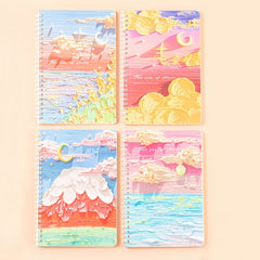 4pcs Creative Painting Notebook Set for Students