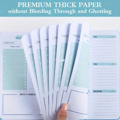 Spiral Coil A5 Undated Daily Weekly Planner 52 Pages