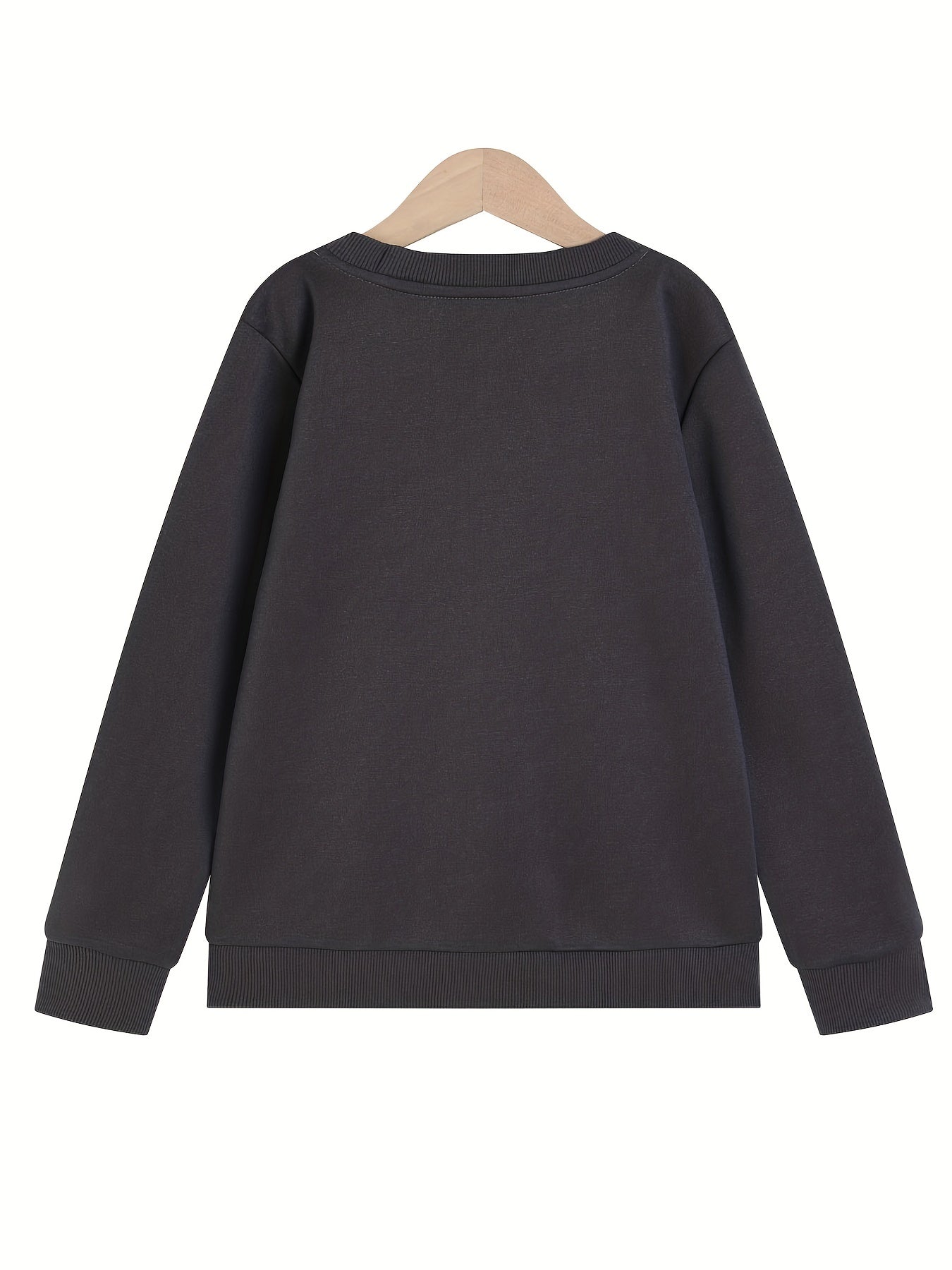 Girls' Pink Skeleton Sweatshirt, Long Sleeve Top