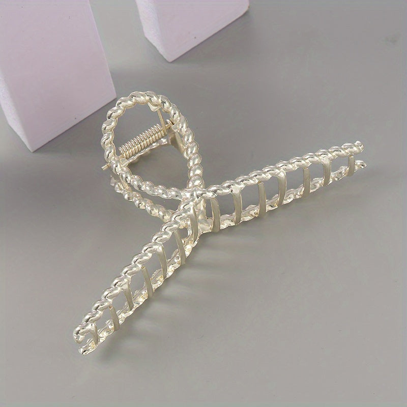 Rose Golden Strong Hold Hair Claw Clip Thick Hair Accessory