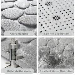 Soft Non Slip Memory Foam Bath Mat Essential Bathroom Accessory