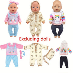 18" Doll Toy Outfit Set Jumpsuit Clothing