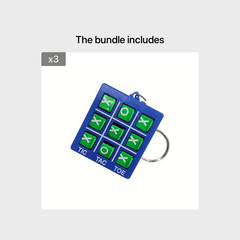 Mini Backpack Keychain Puzzles Game for Kids