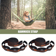 2pcs Hammock Strap Outdoor Tree Hanging Load Bearing Rope