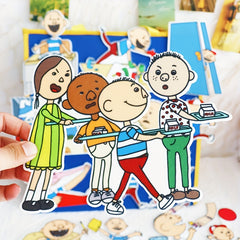 David Goes to School Felt Story Board Interactive Performance Prop