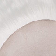 Round Plush Seat Cushion Chair Cover Soft Area Rug