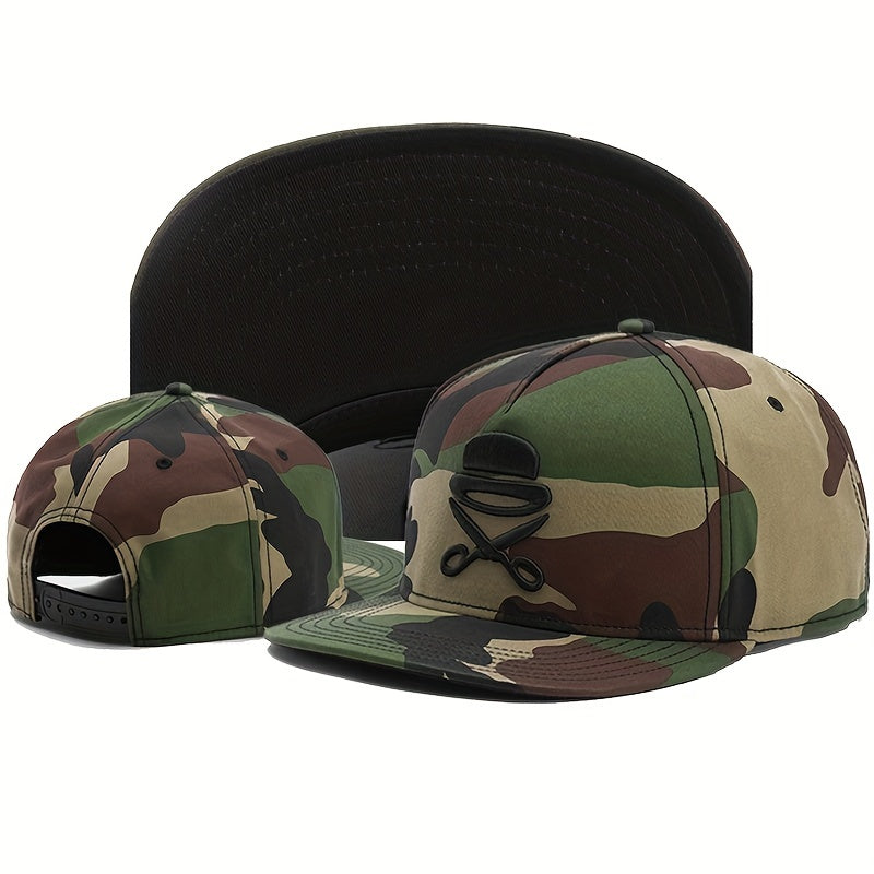 Scissors Print Hat Men's Hip Hop Hat Snapback Golf Hat
