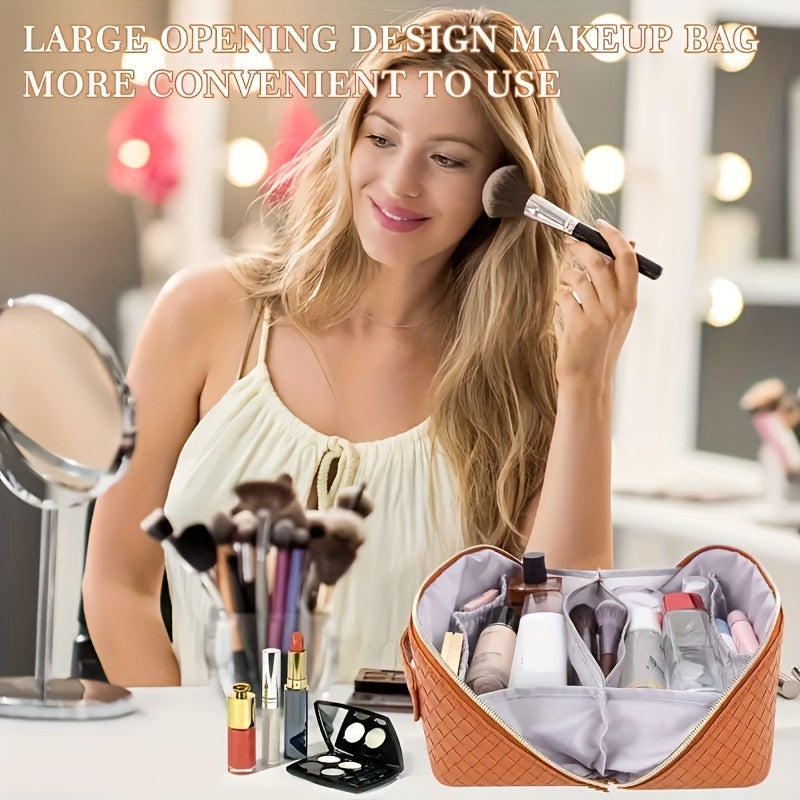 Large Capacity Women's Makeup Bag Toiletry Portable Storage Bag