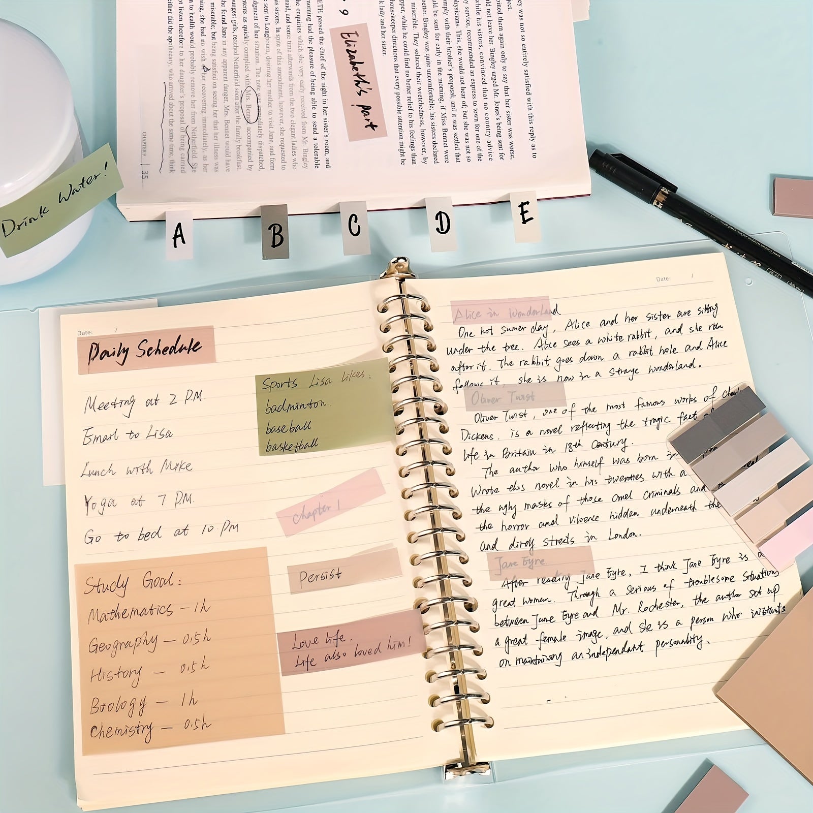 Clear Sticky Notes 400pcs for Books Page Markers