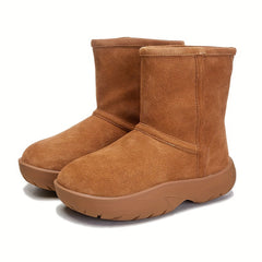 Women's Non slip Warm Snow Boots Thickened Comfortable Height Increasing Shoes