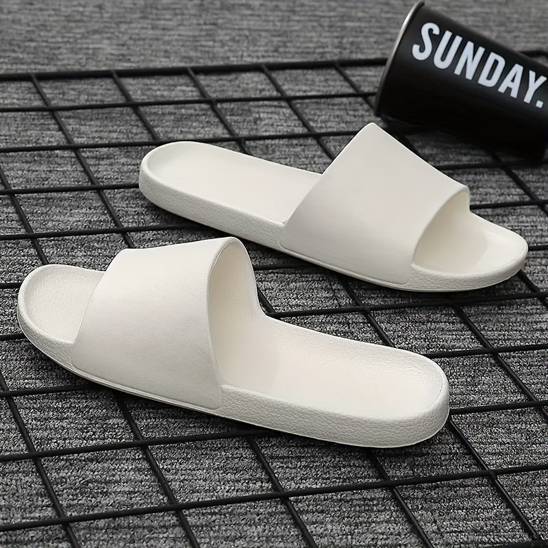 Men Slides Lightweight Non Slip Open Toe Quick Dry Slippers