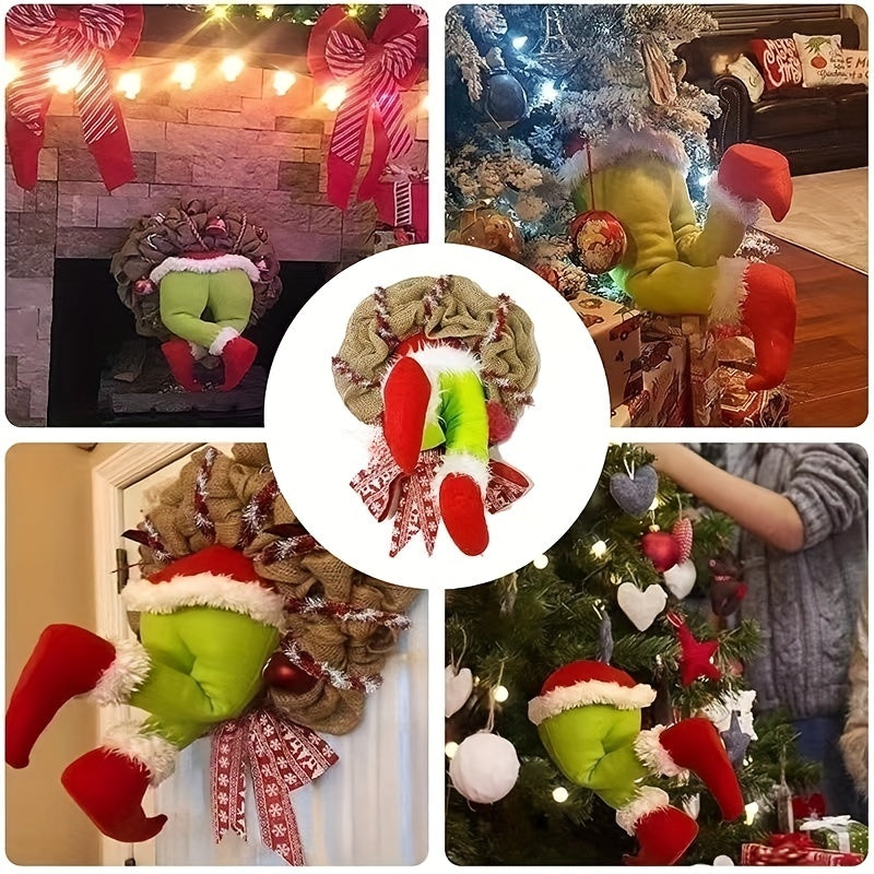 Christmas Thief Wreath Front Door Decoration Family Gathering Decoration