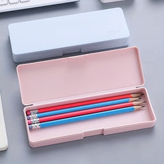 Multifunctional Student Storage Pencil Bag Plastic Stationery Box