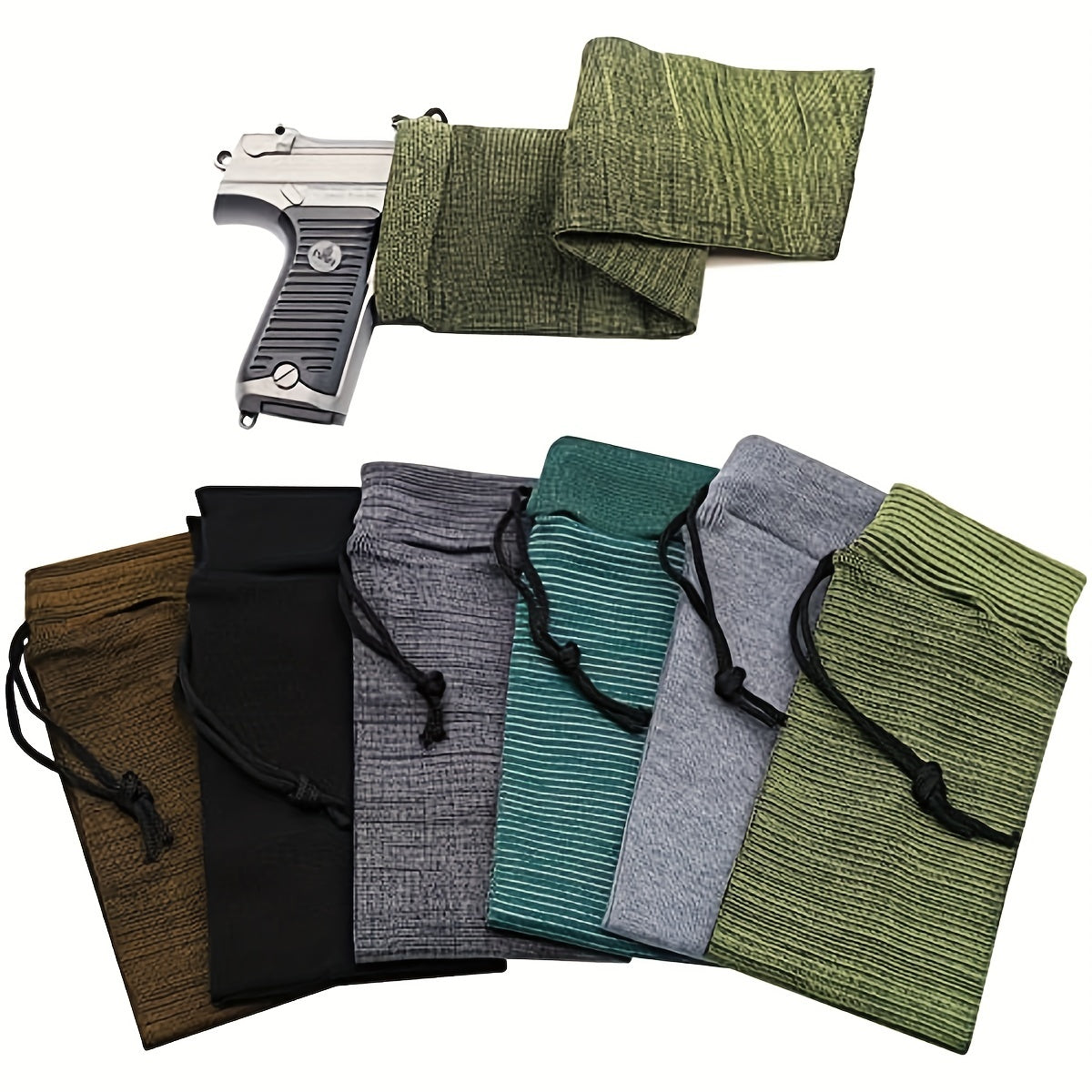 Silicone Treated Tactical Socks - Flexible Knit, Shooting Holder Socks