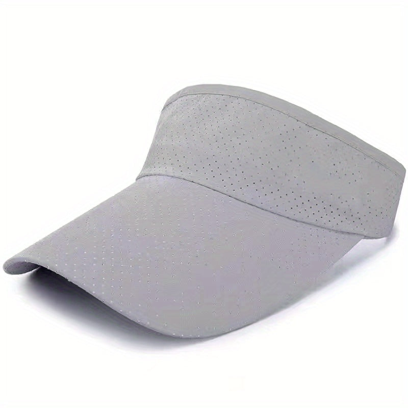 Summer Sun Hat Mens Empty Top Hat Topless Solid Light Board Hat