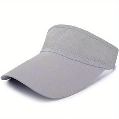 Summer Sun Hat Mens Empty Top Hat Topless Solid Light Board Hat