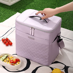 Large Capacity Insulated Picnic Cooler Bag Sports Style