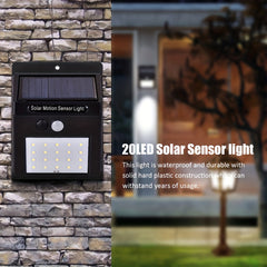 Waterproof Solar Sensor Lights with Remote Control for Outdoor Garden Decor