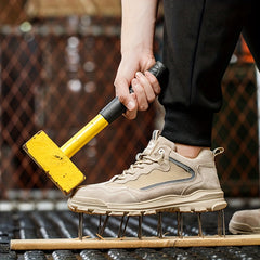 Men's Steel Toe Puncture Proof Work Safety Shoes