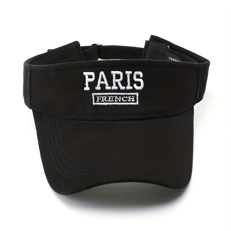 Men's Street Letter Embroidery Sun Protection Cap