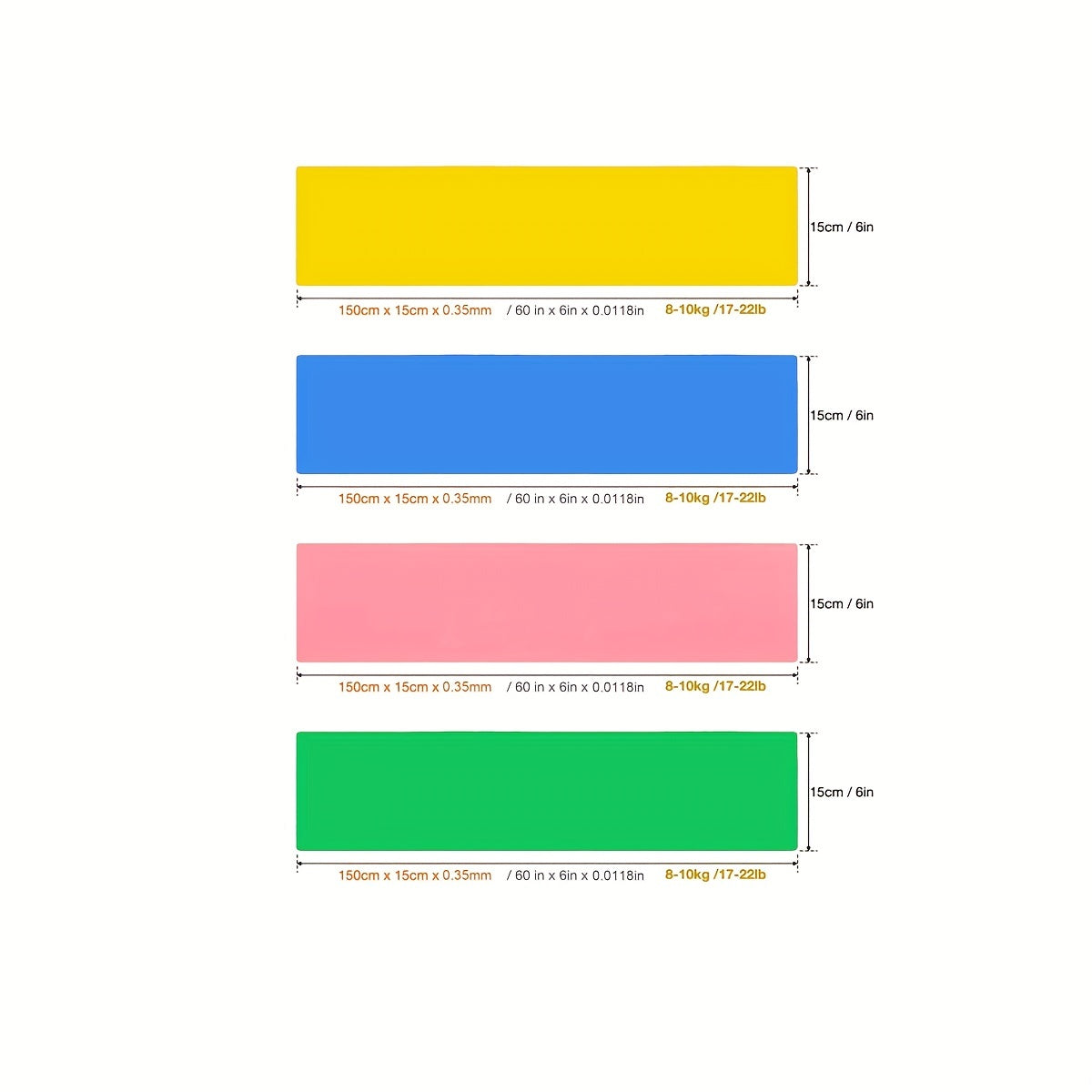 Latex Resistance Band for Gym and Home Fitness Exercise