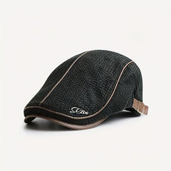 Knitted Newsboy Caps For Men Beret Hat Cabbie Golf Cap