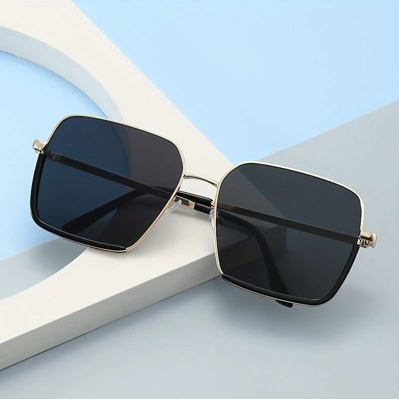 Ombre Lens Sunglasses Metal Frame UV400