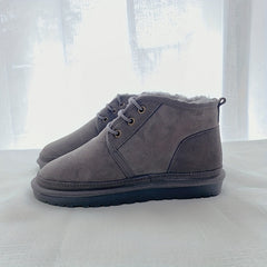 Men's Winter Thermal Snow Boots with Fuzzy Lining