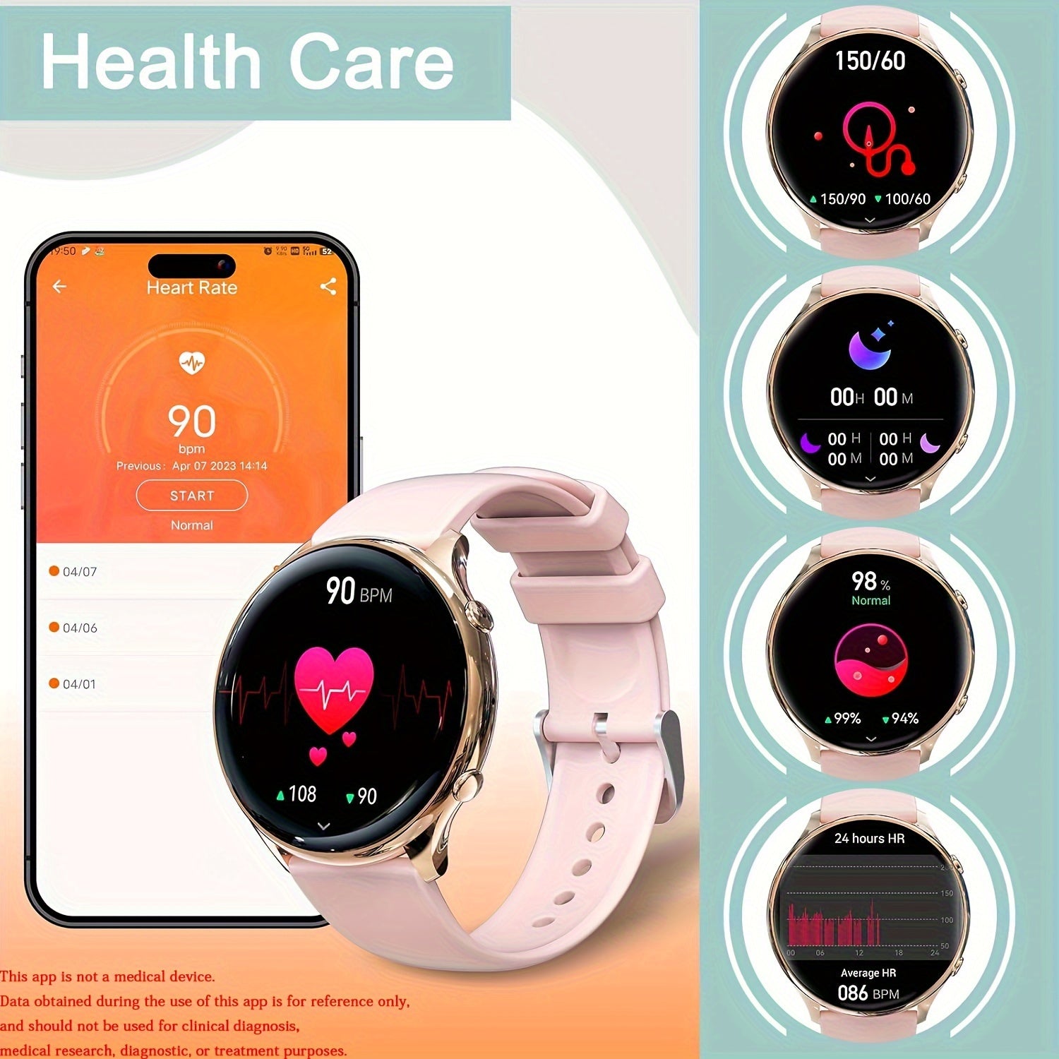 Little Meatball Women's Smartwatch with Call