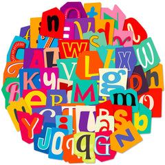 50pcs Cartoon English Letter Early Education Graffiti Stickers
