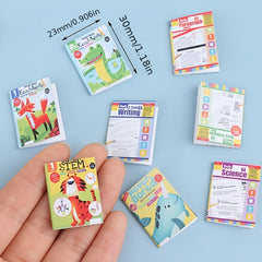 4Pcs 1 12 Dollhouse Exercise Books Paper Notebook Doll House Decor