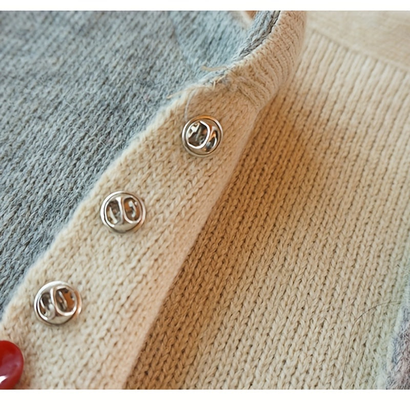 Non-slip Collar Buck Scarf Brooch Pin Clothing Accessory For Women