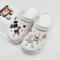 Bling Shoe Decoration Charms With Chains For Clog & Sandal