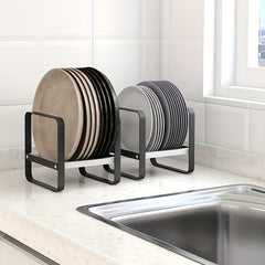 1pc Cabinet Storage Rack Dishes Cup Bowl Multifunctional Storage Rack