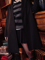  Solid Long Sleeve Open Front Blazer